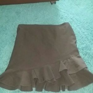 Short black skirt